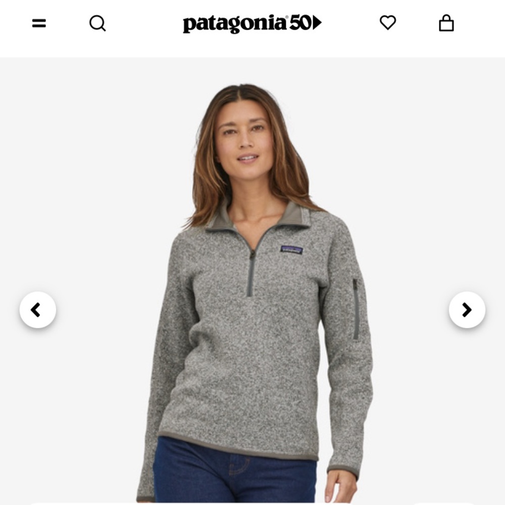 Patagonia better sweater quarter zip